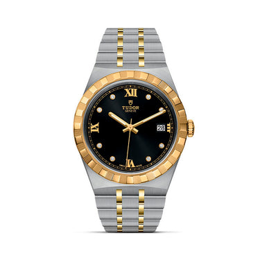 TUDOR ROYAL DATE STEEL & YELLOW GOLD 38MM