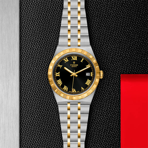 TUDOR ROYAL DATE STEEL & YELLOW GOLD 38MM (Image 2)