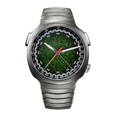 H. MOSER & CIE. STREAMLINER FLYBACK CHRONOGRAPH AUTOMATIC MATRIX GREEN FUME