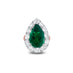8.32CT COLUMBIAN PEARSHAPE MUZO EMERALD AND ARGYLE PINK DIAMOND RING (Thumbnail 1)