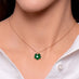 PASQUALE BRUNI 'PETIT JOLI' 18CT ROSE GOLD GREEN AGATE, WHITE DIAMOND AND CHAMPAGNE DIAMOND NECKLACE (Thumbnail 2)