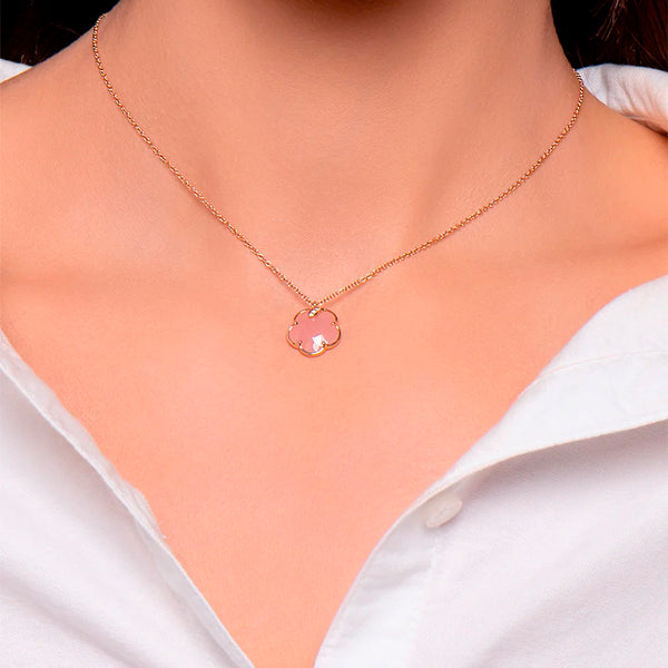 PASQUALE BRUNI TON JOLI PINK CHALCEDONY AND DIAMOND PENDANT (Image 2)