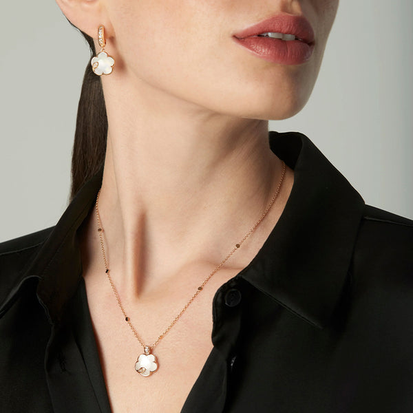 PASQUALE BRUNI PETIT JOLI LUNAIRE 18CT ROSE GOLD PEARL OF THE MOON GEM & DIAMOND NECKLACE (Image 2)