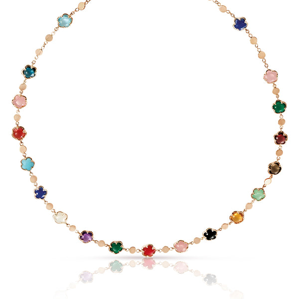 PASQUALE BRUNI FIGLIA DEI FIORI 18CT ROSE GOLD COLOURED GEMSTONE NECKLACE (Image 2)