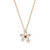ROBERTO COIN TIARÉ 18CT ROSE GOLD MOTHER OF PEARL, RUBELLITE & DIAMOND NECKLACE (Thumbnail 1)