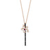 ROBERTO COIN TIARÉ 18CT ROSE GOLD MOTHER OF PEARL, RUBELLITE & DIAMOND NECKLACE (Thumbnail 1)