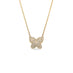 BUTTERFLY 18CT YELLOW GOLD DIAMOND NECKLACE (Thumbnail 1)