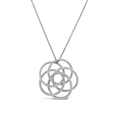 STOCKERT 18CT WHITE GOLD DIAMOND PENDANT