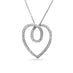 STOCKERT 18CT WHITE GOLD DIAMOND HEART PENDANT WITH TRACE CHAIN (Thumbnail 2)