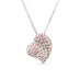 18CT WHITE GOLD AND 18CT ROSE GOLD ARGYLE PINK DIAMOND AND WHITE DIAMOND HEART SHAPED PENDANT (Thumbnail 2)
