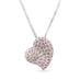 18CT WHITE GOLD AND 18CT ROSE GOLD ARGYLE PINK DIAMOND AND WHITE DIAMOND HEART SHAPED PENDANT (Thumbnail 2)