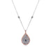 ARGYLE 'BLUE HORIZON' LIMITED EDITION BLUE, PINK AND WHITE DIAMOND NECKLACE (Thumbnail 1)