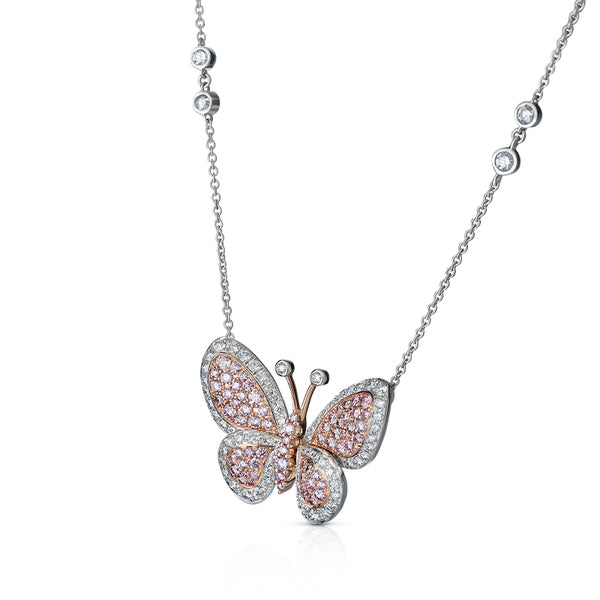 ARGYLE PINK™ BUTTERFLY PENDANT - LIMITED EDITION (Image 2)