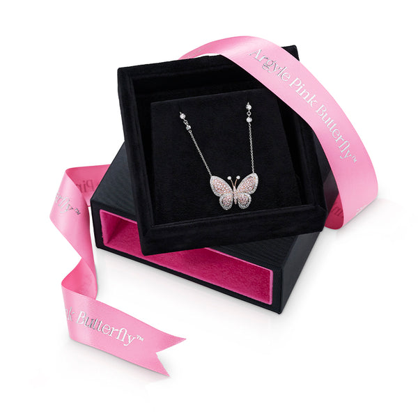 ARGYLE PINK™ BUTTERFLY PENDANT - LIMITED EDITION (Image 5)