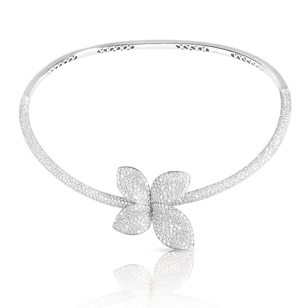 PASQUALE BRUNI 'GIARDINI SEGRETI' 18CT WHITE GOLD DIAMOND NECKLACE (Image 1)