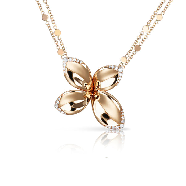 PASQUALE BRUNI 'GIARDINI SEGRETI' 18CT ROSE GOLD DIAMOND COLLIER (Image 1)