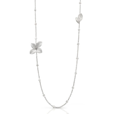 PASQUALE BRUNI GIARDINI SEGRETI 18CT WHITE GOLD DIAMOND OPERA NECKLACE