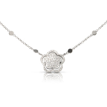 PASQUALE BRUNI BON TON 18CT WHITE GOLD ONYX & DIAMOND NECKLACE