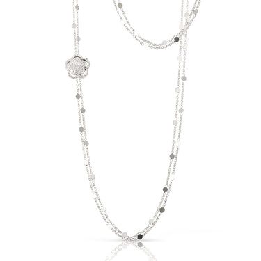 PASQUALE BRUNI BON TON 18CT WHITE GOLD ONYX & DIAMOND SAUTOIR