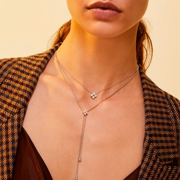 ROBERTO COIN LOVE IN VERONA 18CT WHITE GOLD DIAMOND NECKLACE (Image 2)