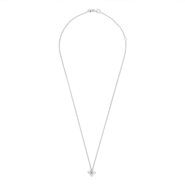 "LOVE IN VERONA" 18ct WHITE GOLD & DIAMOND NECKLACE (Image 1)