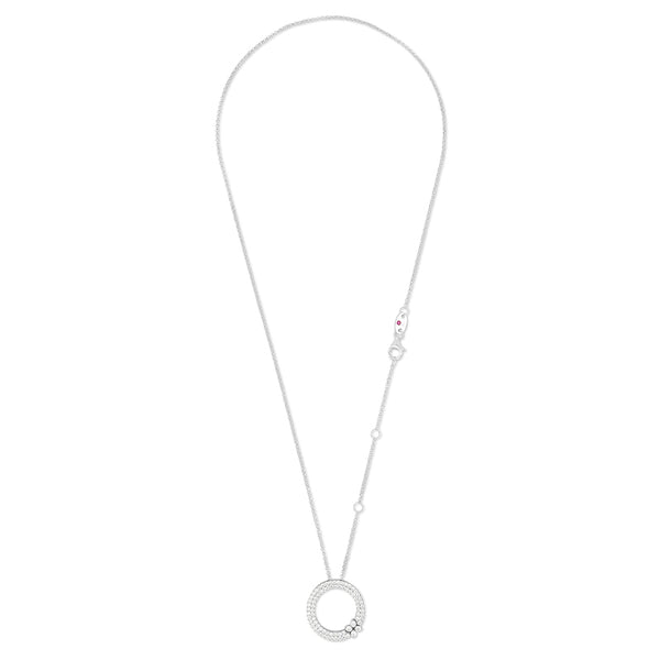ROBERTO COIN LOVE IN VERONA 18CT WHITE GOLD DIAMOND NECKLACE (Image 2)