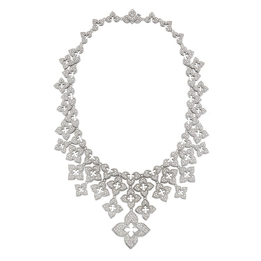 ROBERTO COIN 'VENETIAN PRINCESS' 18CT WHITE GOLD DIAMOND NECKLACE