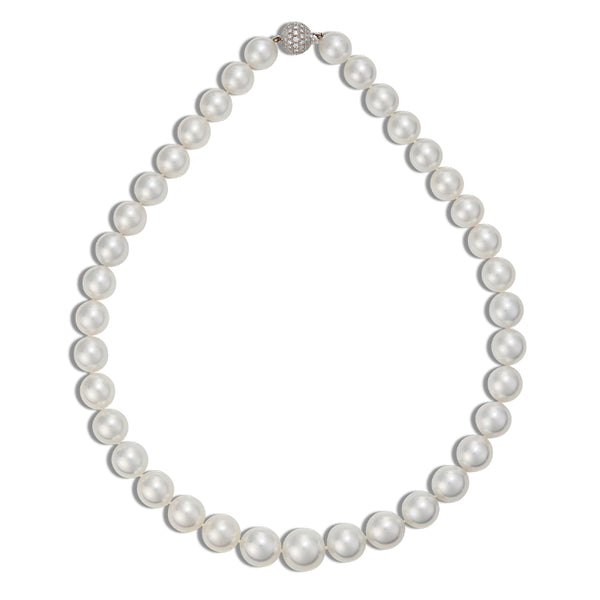 AUTORE 18CT WHITE GOLD SOUTH SEA PEARL STRAND (Image 1)