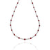 PLATINUM & 18CT WHITE GOLD BURMESE RUBY & DIAMOND NECKLACE (Thumbnail 2)
