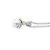 18CT WHITE GOLD AND YELLOW GOLD SOUTH SEA PEARL AND DIAMOND DROP PENDANT (Thumbnail 2)