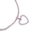 FIESSLER 18CT WHITE GOLD PINK SAPPHIRE HEART PENDANT (Thumbnail 2)