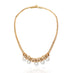 18CT YELLOW GOLD SOUTH SEA PEARL, WHITE DIAMOND AND ARGYLE CHAMPAGNE DIAMOND NECKLET (Thumbnail 1)