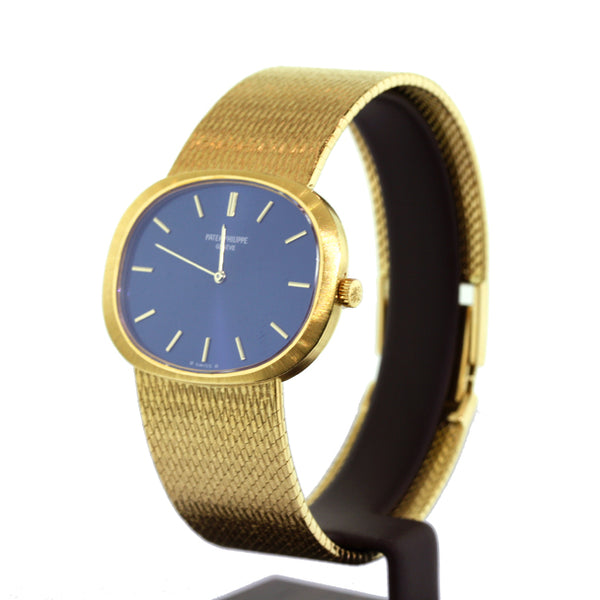 PATEK PHILIPPE VINTAGE GOLDEN ELLIPSE WITH BLUE DIAL (Image 2)