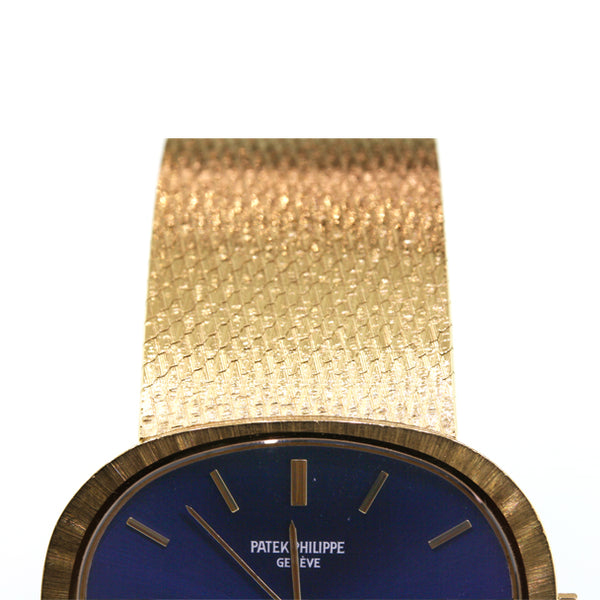 PATEK PHILIPPE VINTAGE GOLDEN ELLIPSE WITH BLUE DIAL (Image 4)