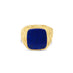 18CT YELLOW GOLD LAPIS LAZULI GENTS SIGNET RING (Thumbnail 1)