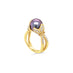 TAHITIAN PEARL AND DIAMOND RING, SET IN 18CT YELLOW GOLD (Thumbnail 3)