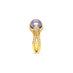 TAHITIAN PEARL AND DIAMOND RING, SET IN 18CT YELLOW GOLD (Thumbnail 2)