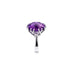 23.58CT ROUND CUT AMETHYST RING SET IN 18CT WHITE GOLD (Thumbnail 3)