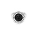 JORG HEINZ 'MAGIC' 18CT WHITE GOLD BLUE ZIRCON BLACK AND WHITE DIAMOND RING (Thumbnail 2)