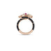 ROBERTO COIN TIARÉ 18CT ROSE GOLD MOTHER OF PEARL, RUBELLITE, BLACK CERAMIC & DIAMOND RING (Thumbnail 2)