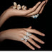 PASQUALE BRUNI "GIARDINI SEGRETI' 18CT ROSE GOLD WHITE & CHAMPAGNE DIAMOND RINGS (Thumbnail 2)