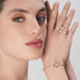 PASQUALE BRUNI 'PETIT GARDEN' 18CT ROSE GOLD WHITE & CHAMPAGNE DIAMOND RING (Thumbnail 3)