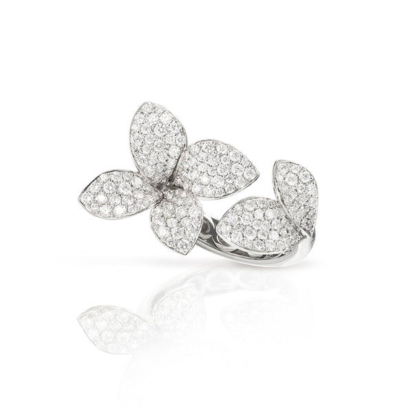 PASQUALE BRUNI GIARDINI SEGRETI 18CT WHITE GOLD DIAMOND RING (Image 1)