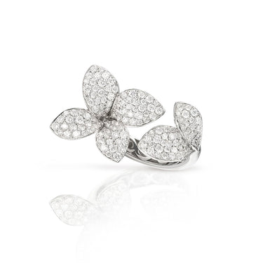 PASQUALE BRUNI GIARDINI SEGRETI 18CT WHITE GOLD DIAMOND RING