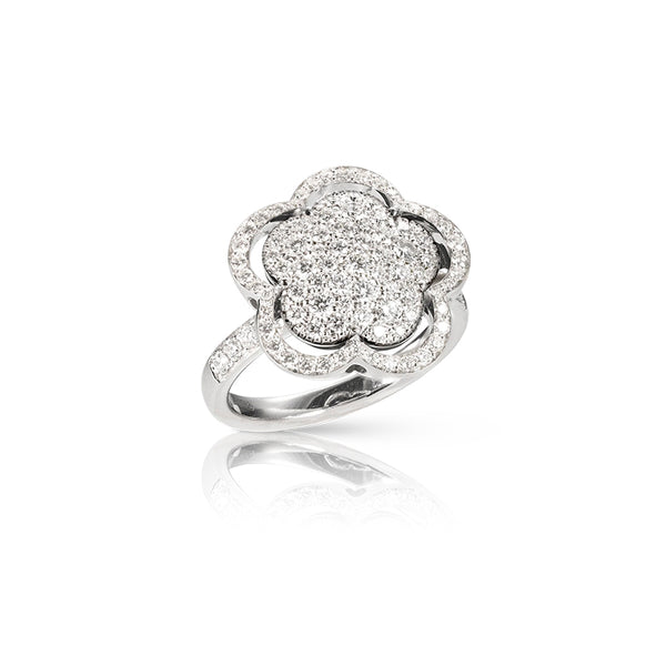 PASQUALE BRUNI BON TON 18CT WHITE GOLD ONYX & DIAMOND RING (Image 1)