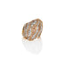 NEW ITALIAN ART 18CT WHITE GOLD AND 18CT ROSE GOLD PINK AND WHITE DIAMOND DRESS RING (Thumbnail 1)