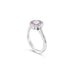 PLATINUM ROUND BRILLIANT CUT DIAMOND & ARGYLE PINK DIAMOND RING (Thumbnail 2)