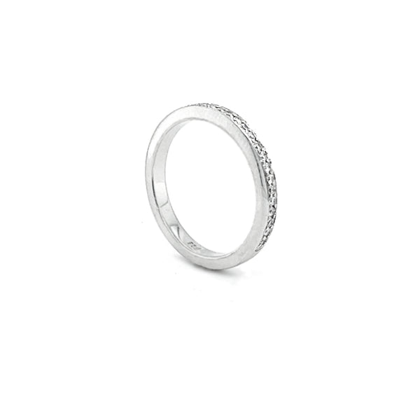 'GRACE' 18CT WHITE GOLD DIAMOND SET WEDDING RING (Image 2)