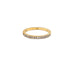 18CT YELLOW GOLD THREAD SET DIAMOND WEDDING RING (Thumbnail 1)