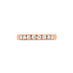 18CT ROSE GOLD EIGHT DIAMOND CLAW SET ETERNITY BAND (Thumbnail 1)